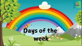 Days of the week  Days of week  7 days in a week  days of the week vocabulary [upl. by Jacy]