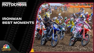 Pro Motocross 2024 Ironman best moments  Motorsports on NBC [upl. by Irrok419]