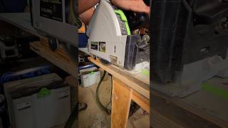 Trimming Edges For Jointing Festool TS55 festool tracksaw woodworking carpenter [upl. by Nerb]