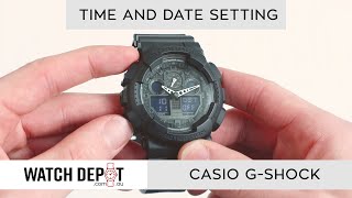 How To Change Time On GShock [upl. by Acinoreb]