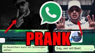 WhatsApp PRANK mit Raptexten [upl. by Oman]