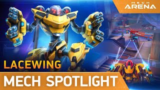 Mech Arena  Mech Spotlight  Lacewing [upl. by Anitra]