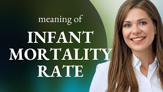 Infant mortality rate  meaning of INFANT MORTALITY RATE [upl. by Handbook]