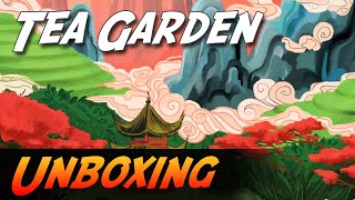 Tea Garden  Brettspiel Unboxing Albi [upl. by Orenid434]