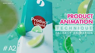 C4D  PAT A2  Package Animation  Mograph [upl. by Ahsinnod]