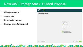 openSUSE Conference 2018  New YaST storage stack technical overview [upl. by Melise]