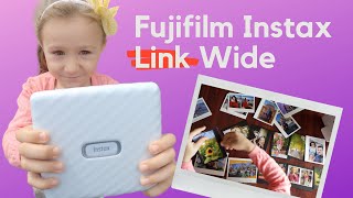 Fujifilm Instax Link Wide Printer  Hands On [upl. by Hebrew]