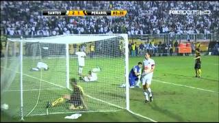 Santos Peñarol goles y pelea [upl. by Aden]