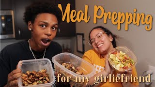 Meal PreppingCooking for my Girlfriend 👩🏽‍🍳 [upl. by Queri]