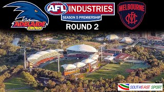 AFL Industries  Season 5 V2  Round 2  Adelaide vs Melbourne  Southeast Sport [upl. by Vig]