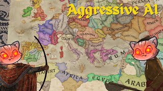 Crusader Kings 3 Timelapse Aggressive Kingdoms [upl. by Akimet871]