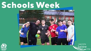 Staff v Pupils Touch Rugby at Alloa Academy  Scottish Rugby Schools Week 2023 [upl. by Smoht]