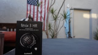 Garmin Fenix 3 HR Unboxing [upl. by Rozanne950]