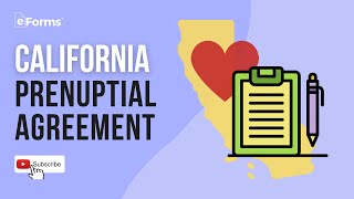 California Prenup Prenuptial Agreement  Laws amp How to Make [upl. by Eugine]