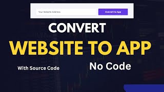 Convert any Website to App for Free  No Code  with Source Code [upl. by Eelaras225]