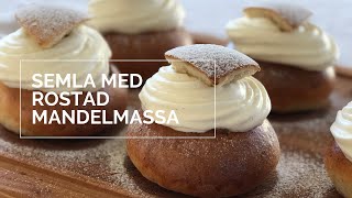 Semla med rostad mandelmassa [upl. by Scornik]