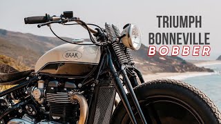 Triumph Bonneville BOBBER Custom  by BAAK Motocyclettes [upl. by Lewap]