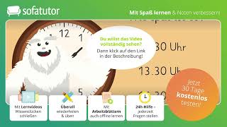 Eine halbe Stunde einfach erklärt – Ablesen lernen amp Beispiele [upl. by Weidner]