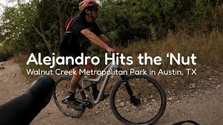 Fixed gear rider tries mountain biking for the first time – Walnut Creek Metropolitan Park – Austin [upl. by Noled]