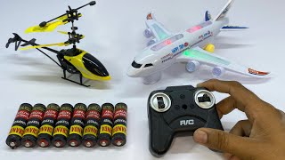 Rechargeable RemoteControl RC Helicopter with Airbus’s A380 Unboxing and Testing Full Review😍 rccar [upl. by Ainafets]