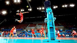 TOP 10 Monsters of the Vertical Jump  Volleyball HD [upl. by Melissa]