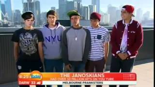 The Janoskians on the Today Show [upl. by Sinoda232]