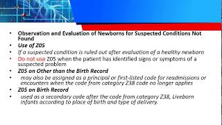 ICD 10 CM 2021  CHAPTER 16  CERTAIN CONDITIONS ORIGINATING IN THE PERINATAL PERIOD CPCPREP [upl. by Madian]