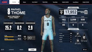 Nossas Estatísticas da Carreira MyCAREER NBA 2K24 [upl. by Victorine341]