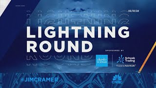 Lightning Round Okta is teriffic says Jim Cramer [upl. by Eigroeg]