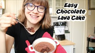 Easy Chocolate Lava Cake WFPB [upl. by Lilahk]