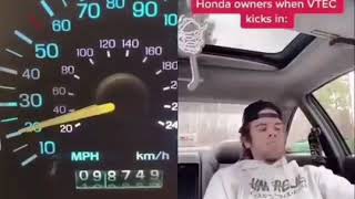 Honda Owners When VTEC kicks in [upl. by Hedve864]