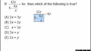 GRE Math Tricks The quotSomethingquot Method for complicated equations [upl. by Esinyl]