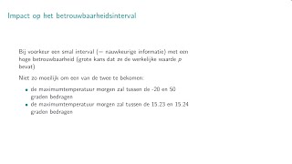 Het betrouwbaarheidsinterval – deel 5 [upl. by Adnwahsor]