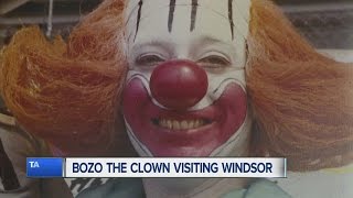 Bozo the Clown visiting Windsor [upl. by Amyaj]