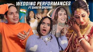 HOW THE HECK IS THIS NORMAL  Latinos react to Indian Wedding Performances for the first time [upl. by Floris]