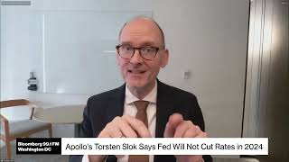 Apollos Torsten Slok Sees Rate INCREASES in 2024 [upl. by Gisela]