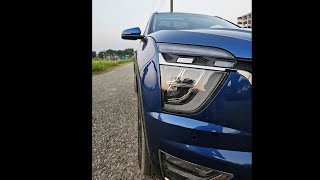 Hyundai Creta Grand 2023 Head light user review [upl. by Noskcaj]