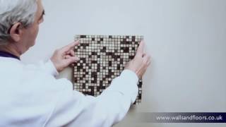 How to use Self Adhesive Smart Mosaic Tiles [upl. by Yrreg821]