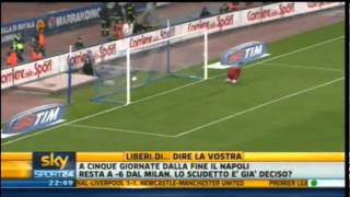 Napoli  Udinese 12  Highlights Sintesi Sky Sport 24  17042011  33 giornata serie A  HQ [upl. by Elladine386]