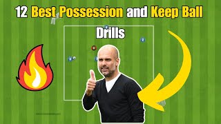 12 MUST USE Possession and Keep ball Soccer Football Drills ⚽️ [upl. by Garate]