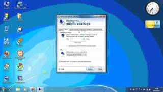 Windows 7 Home Premium podłączanie pulpitu zdalnego [upl. by Inahpit57]
