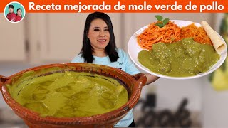 Mole Verde de Pollo  Todos te pediran la Receta 🤫 [upl. by Yerffoej]