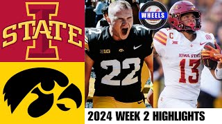 Iowa State vs 21 Iowa CRAZY  Full Game Highlights  2024 College Football Highlights [upl. by Ardaid563]