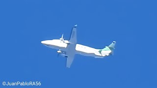 Beechcraft 1900D de PDVSA volando sobre Los Altos Mirandinos [upl. by Faustus743]