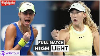 Magda Linette vs Mirra Andreeva Full Match Highlights  WTA China Open 2024 [upl. by Kalbli917]