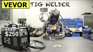 BEST TIG WELDER for BEGINNERS VEVOR TIG210P [upl. by Ingvar]