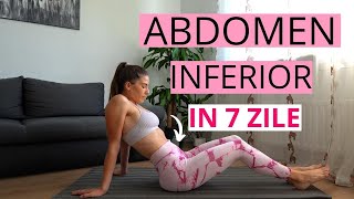 ABDOMEN INFERIOR  Rezultate In 7 Zile  Antrenament Eficient Pentru Abdomen [upl. by Nynnahs]