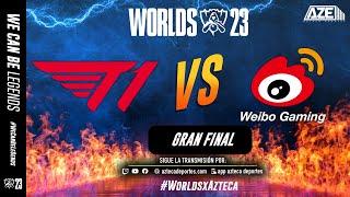 T1 vs WBG  Gran Final de Worlds 2023 [upl. by Dalpe829]