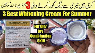 3 Best Whitening Cream for Summer For All Skin Type Oily Dry ampCombination Night Cream For Summer [upl. by Myrta]