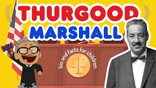 Who Was Thurgood Marshall Thurgood Marshall Biography for Kids ⚖️🏛️ [upl. by Rehtae817]